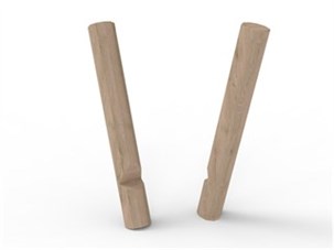 Robinia stylter 2 stk.