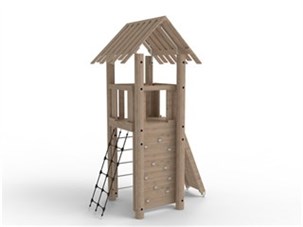 Robinia tårn med redskaber