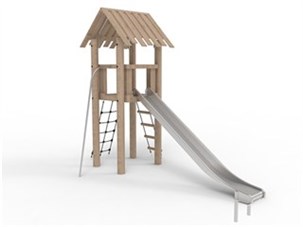 Robinia tårn med rutschebane