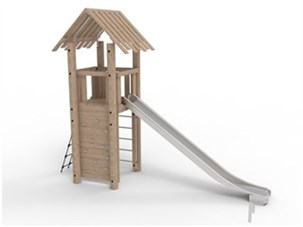 Robinia tårn med rutschebane