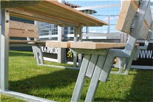 Ryglæn til bord bænkesæt