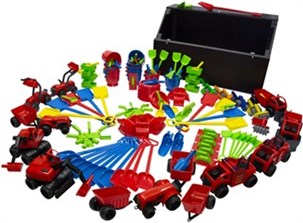 Sandsæt+bilsæt +opbevaringskasse