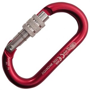 Sikringskarabin med skruelås