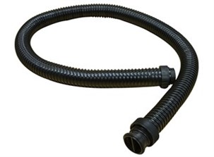 Slange med mundstykke for luftventil (Sort)