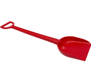 Spade - helstøbt 55 cm.