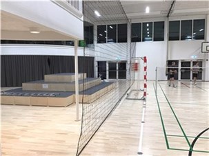 Spærrenet - 12 cm masker i sort