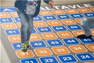 Taltavle indlæringsmåtte