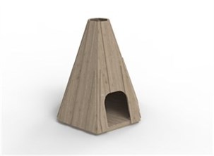 Tipi - lærk sekskantet