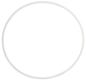 Tøndebånd Ø85 cm Hvid -Amaya