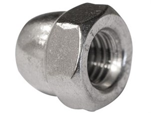 Topmøtrik A4 M10 mm rustfri A4