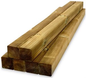 Træplanker til beachvolley støtter