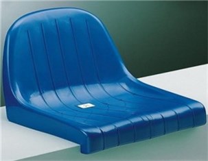 Tribune sæde med Høj ryglæn