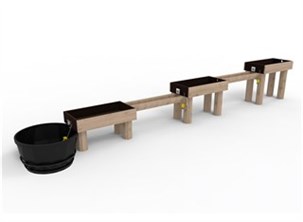 Vandkar med firkantet bodexkar