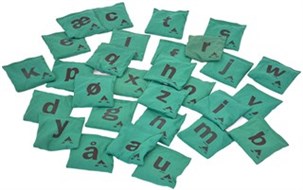 Ærteposesæt (alfabet) GRØN