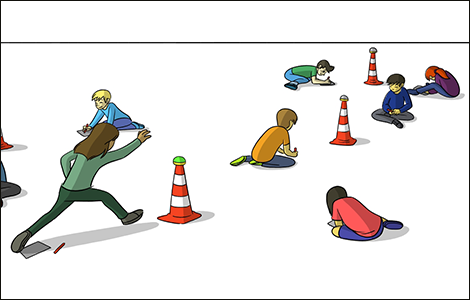 Bevægelsesleg for børn med Slappuk - Koncentrationsleg til aktiv læring og leg